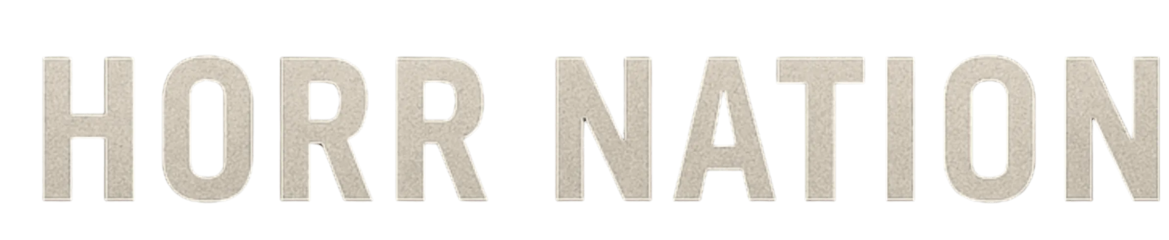 logo que texte horr nation